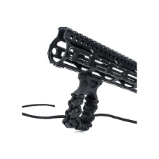 Ranger Armory Paracord Vertical Grip for KeyMod and M-LOK (Color: Black)