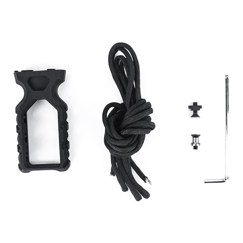Ranger Armory Paracord Vertical Grip for KeyMod and M-LOK (Color: Black)