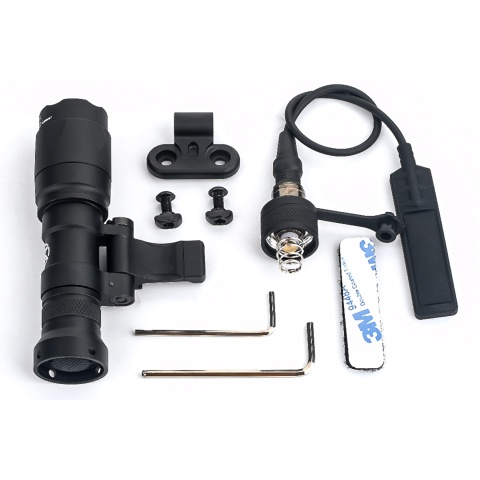 Ranger Armory M-LOK 540 Lumens Tactical Scout Flashlight with Pressure Switch (Color: Black)