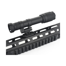 Ranger Armory M-LOK 500 Lumens Tactical Flashlight with Pressure Switch (Color: Black)