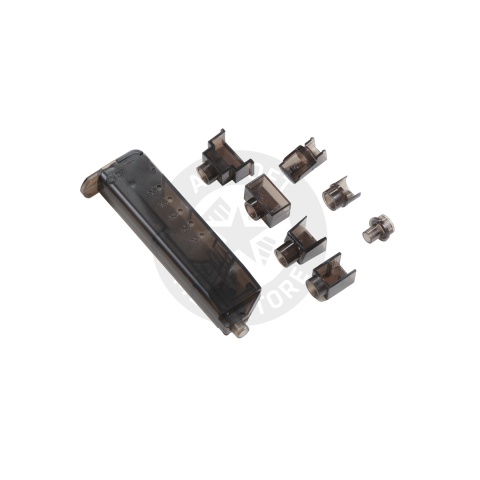 Sentinel Gears Airsoft BB Speedloader for Mid and Low Cap Magazines - CLEAR