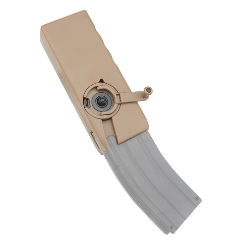 1000 Round Silent Side Winding Speedloader (Color: Tan)
