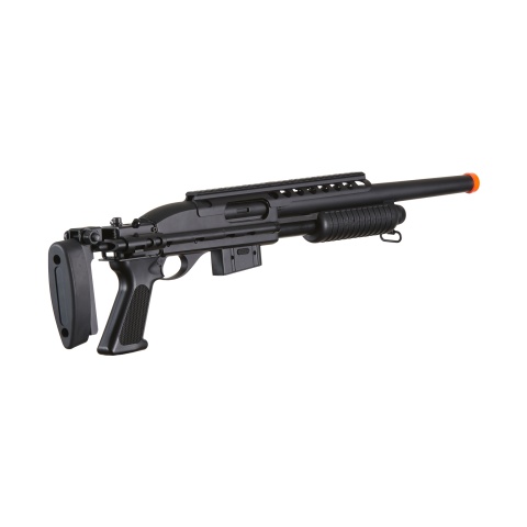 Atlas Custom Works Bravo Full Metal M870 Tactical Tac Shot Airsoft Shotgun (Color: Black)