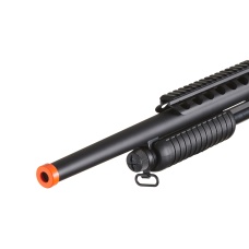 Atlas Custom Works Bravo Full Metal M870 Tactical Tac Shot Airsoft Shotgun (Color: Black)