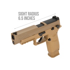 Sig Air P320-M17 CO2 GBB Air Pistol (Color: Coyote Tan)