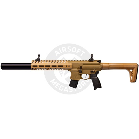 Sig Sauer MCX .177 Caliber CO2 Powered 30rd Air Rifle - Dark Earth