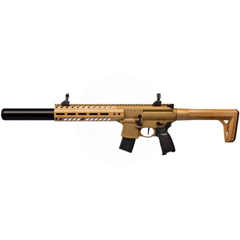 Sig Sauer MCX .177 Caliber CO2 Powered 30rd Air Rifle - Dark Earth