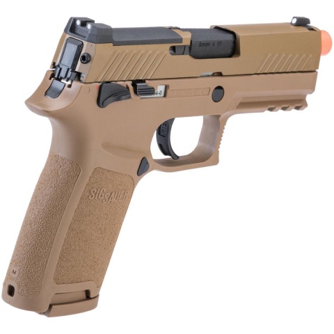 Sig Sauer ProForce P320 M18 MHS Airsoft Gas Blowback Pistol (Color: Tan)