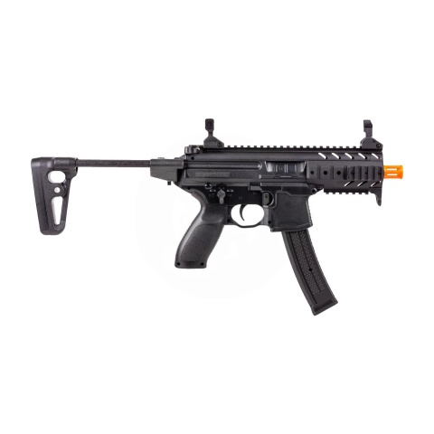 Sig Sauer MPX and P226 Airsoft Spring Powered PDW/Pistol Combo Kit (Black)