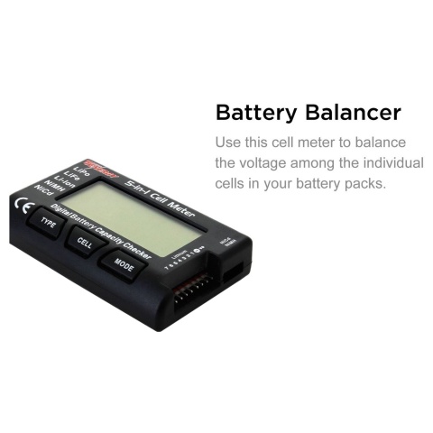 Tenergy 5-in-1 Intelligent Digital Cell Meter