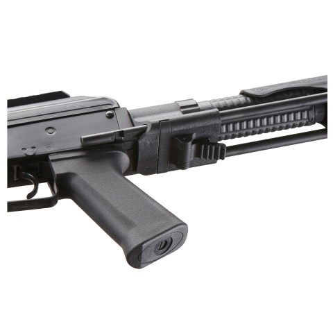 LCT 9mm PP-19 PDW AK Airsoft AEG Rifle w/ Polymer Handguard (Black)