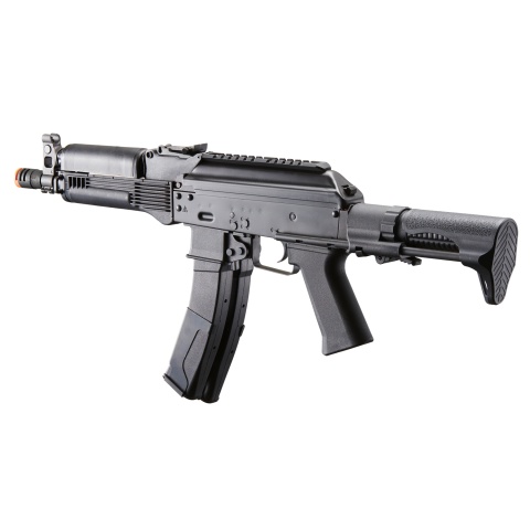 LCT 9mm PP-19 PDW AK Airsoft Electric Blowback Rifle w/ Polymer Handguard (Black)