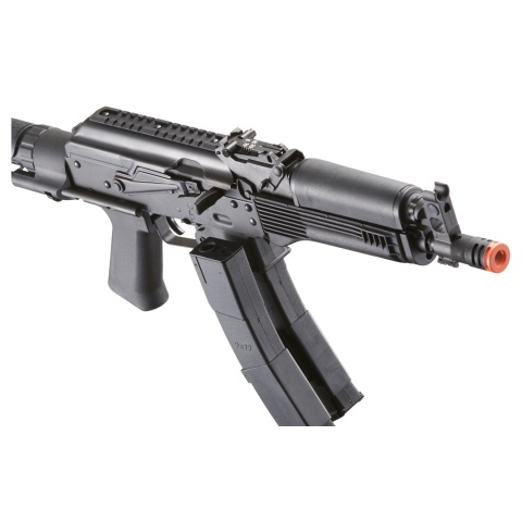 LCT 9mm PP-19 PDW AK Airsoft Electric Blowback Rifle w/ Polymer Handguard (Black)