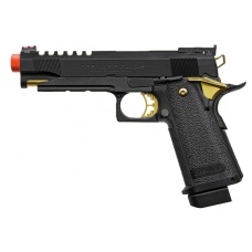 Tokyo Marui Hi-Capa 5.1 Gold Match Custom Gas Blowback Airsoft Pistol - BLACK/GOLD