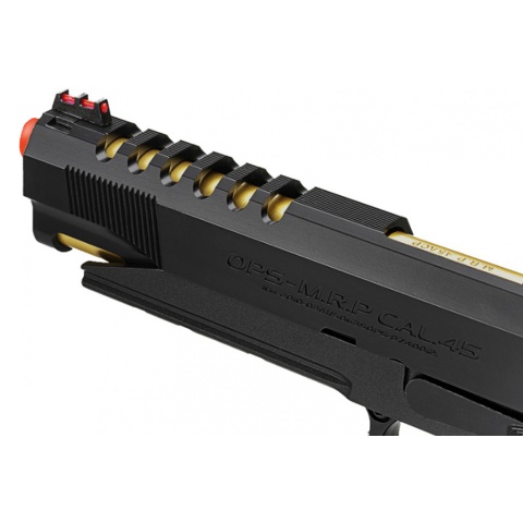 Tokyo Marui Hi-Capa 5.1 Gold Match Custom Gas Blowback Airsoft Pistol - BLACK/GOLD