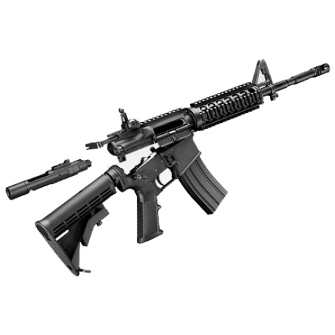 Tokyo Marui M4A1 MWS Gas Blowback GBB Airsoft Rifle w/ ZET System - BLACK
