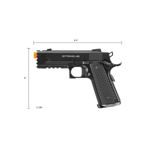 Tokyo Marui Limited Edition Strike Warrior 1911 Airsoft Gas Blowback Pistol (Color: Black)