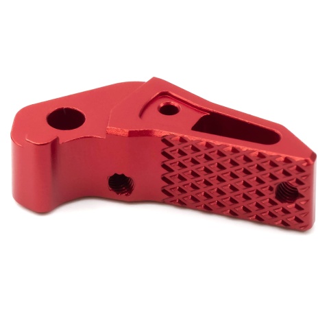 Titanium Tactical Industry Airsoft CNC Adjustable Airsoft Trigger Color Black for TM/WE G-series Galaxy and AAP-01 (Color: Red)