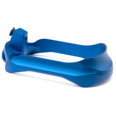 Titanium Tactical Industry One Piece CNC Aluminum Magwell for Action Army AAP-01 Airsoft Gas Blowback Pistols (Color: Blue)