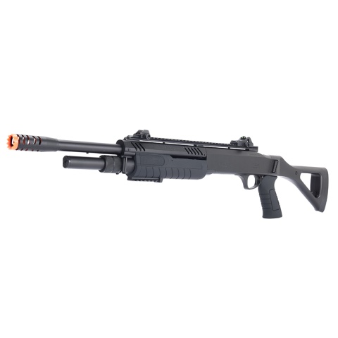 BO Manufacture FABARM STF/12 Long Barrel Shotgun w/ Fixed Stock - BLACK