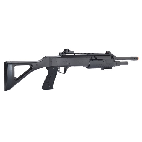 BO Manufacture FABARM STF/12 Long Barrel Shotgun w/ Fixed Stock - BLACK