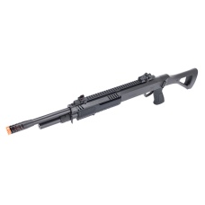 BO Manufacture FABARM STF/12 Long Barrel Shotgun w/ Fixed Stock - BLACK