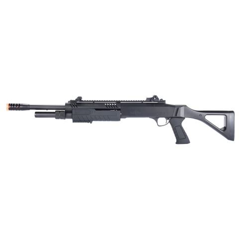 BO Manufacture FABARM STF/12 Long Barrel Shotgun w/ Fixed Stock - BLACK