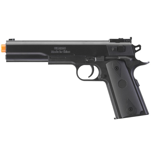 UK Arms M1911 Spring Powered Airsoft Pistol (Color: Black)