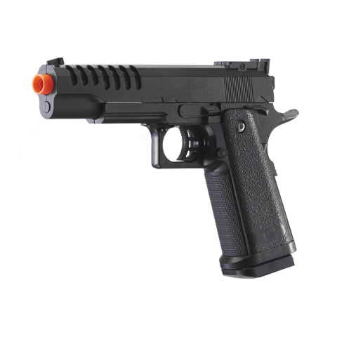 UK Arms M1911 Custom Plastic Spring Airsoft Pistol (Color: Black)