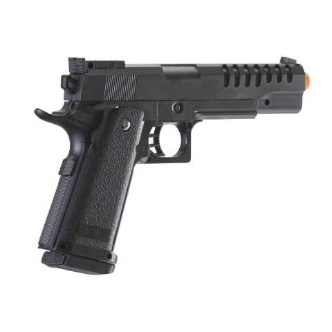 UK Arms M1911 Custom Plastic Spring Airsoft Pistol (Color: Black)