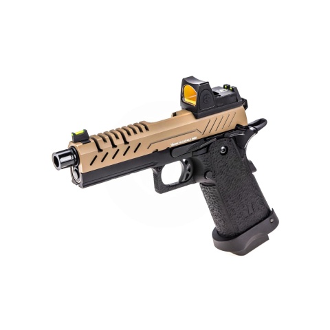 Vorsk Airsoft 4.3 Hi Capa + Micro Red Dot - Black/Tan