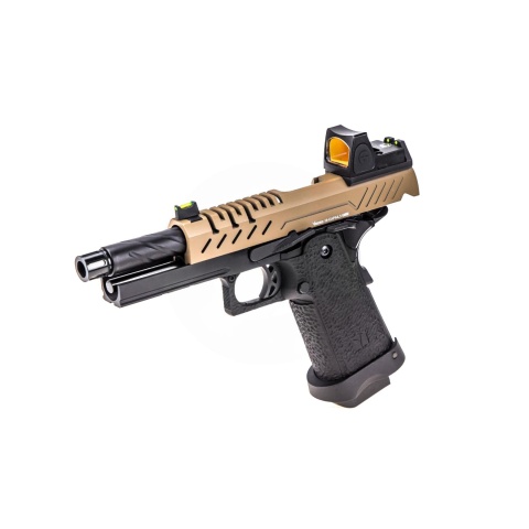 Vorsk Airsoft 4.3 Hi Capa + Micro Red Dot - Black/Tan