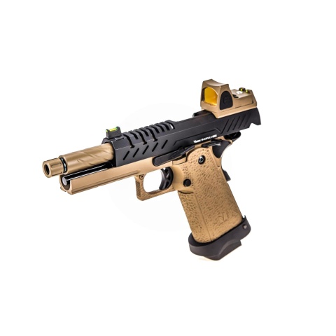 Vorsk Airsoft 4.3 Hi Capa + Micro Red Dot - Tan/Black