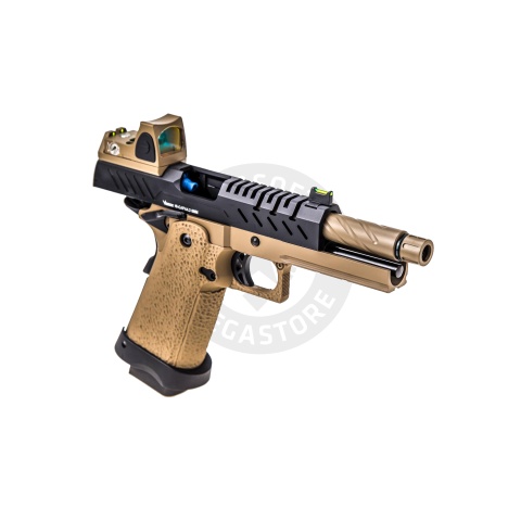 Vorsk Airsoft 4.3 Hi Capa + Micro Red Dot - Tan/Black