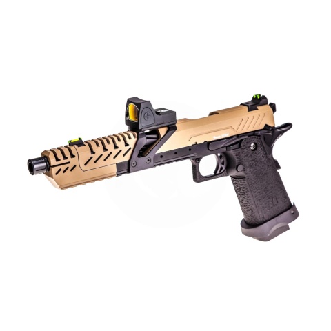 Vorsk Airsoft 7in Titan Hi Capa + Micro Red Dot - Tan