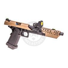 Vorsk Airsoft 7in Titan Hi Capa + Micro Red Dot - Tan