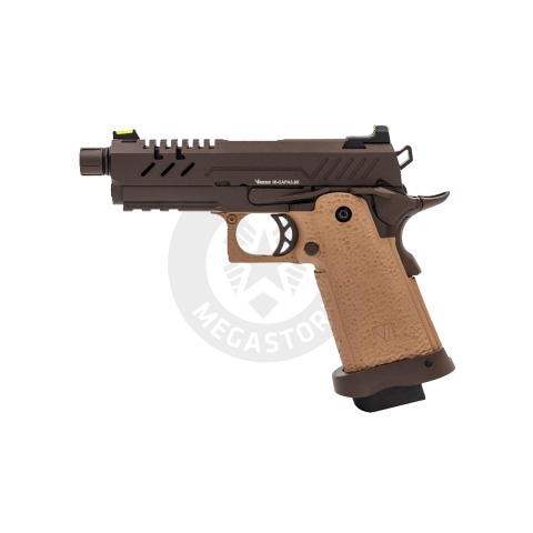 Vorsk Airsoft Hi Capa 3.8 Pro - Tan & Bronze