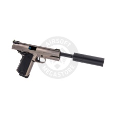 Vorsk Airsoft VX-14 GBB Pistol - Brushed Aluminum