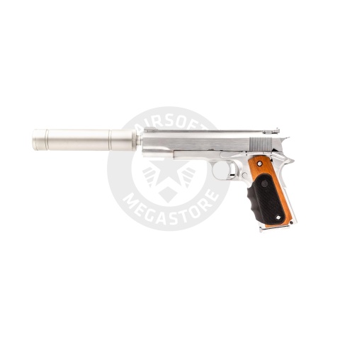 Vorsk Airsoft VX-9 Agency Gas Blowback Pistol - Chrome