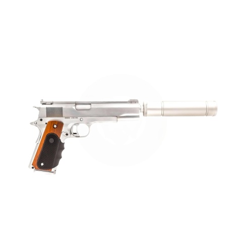 Vorsk Airsoft VX-9 Agency Gas Blowback Pistol - Chrome