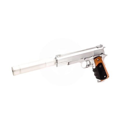 Vorsk Airsoft VX-9 Agency Gas Blowback Pistol - Chrome