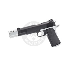 Vorsk Airsoft VX-9 Agency Gas Blowback Pistol - Black & Chrome