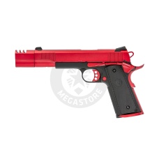 Vorsk Airsoft VP-X Gas Blowback Pistol - Red & Black