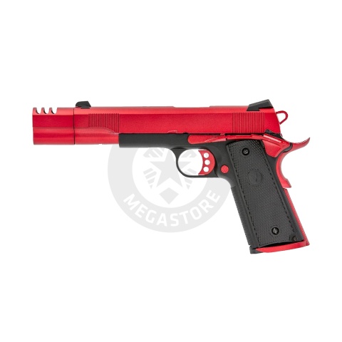 Vorsk Airsoft VP-X Gas Blowback Pistol - Red & Black
