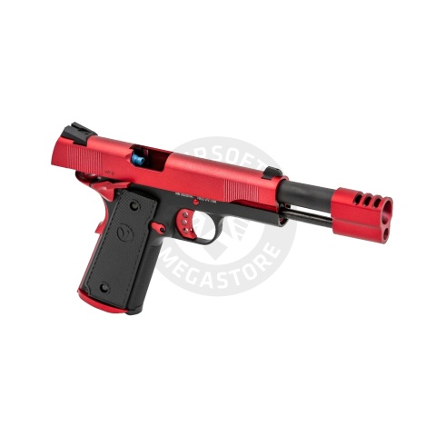 Vorsk Airsoft VP-X Gas Blowback Pistol - Red & Black