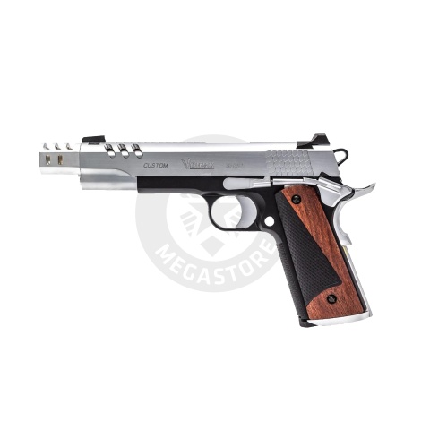 Vorsk Airsoft CS Defender Pro MEU Gas Blowback Pistol - Black & Silver