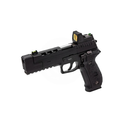 Vorsk Airsoft VP26X Gas Blowback Pistol + Micro Red Dot - Black