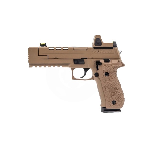Vorsk Airsoft VP26X Gas Blowback Pistol + Micro Red Dot - Tan