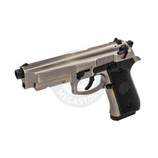Vorsk Airsoft VM9 Osiris Gas Blowback Pistol - Brushed Aluminum