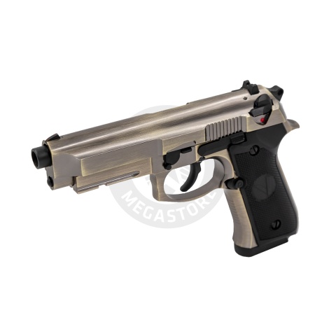 Vorsk Airsoft VM9 Osiris Gas Blowback Pistol - Brushed Aluminum